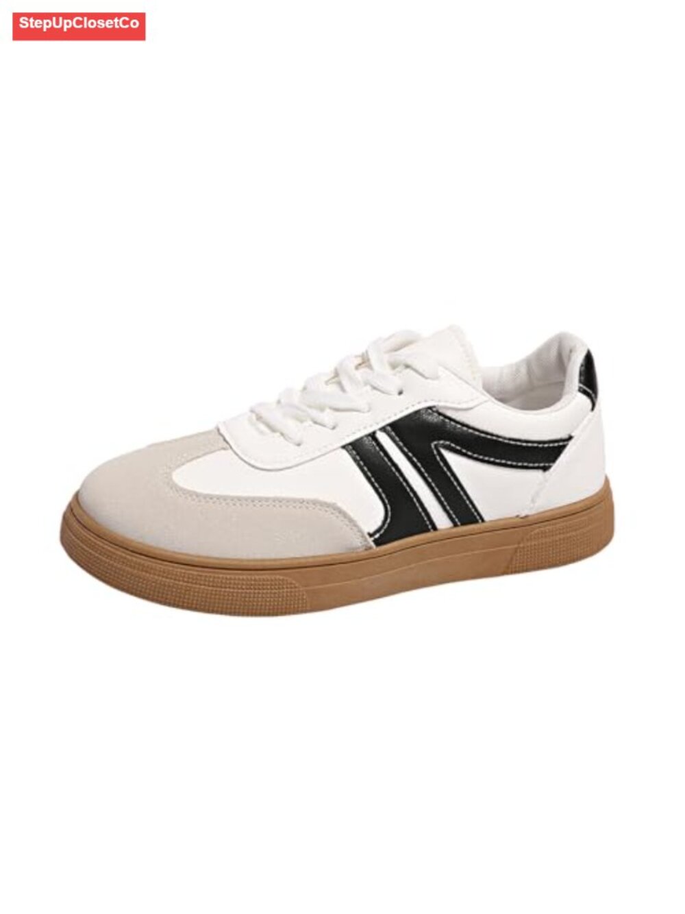Women Classic Retro Gum Sole Fashion Sneakers Casual Non Slip Tennis Skate